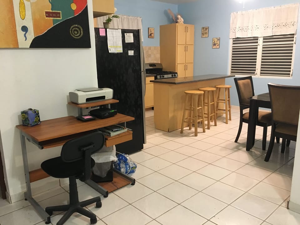 First floor desk area