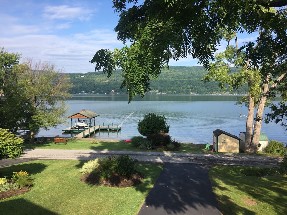 100 ft beachfront; level plot