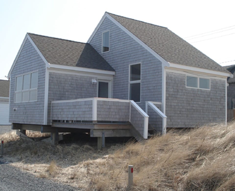 Spacious deck
