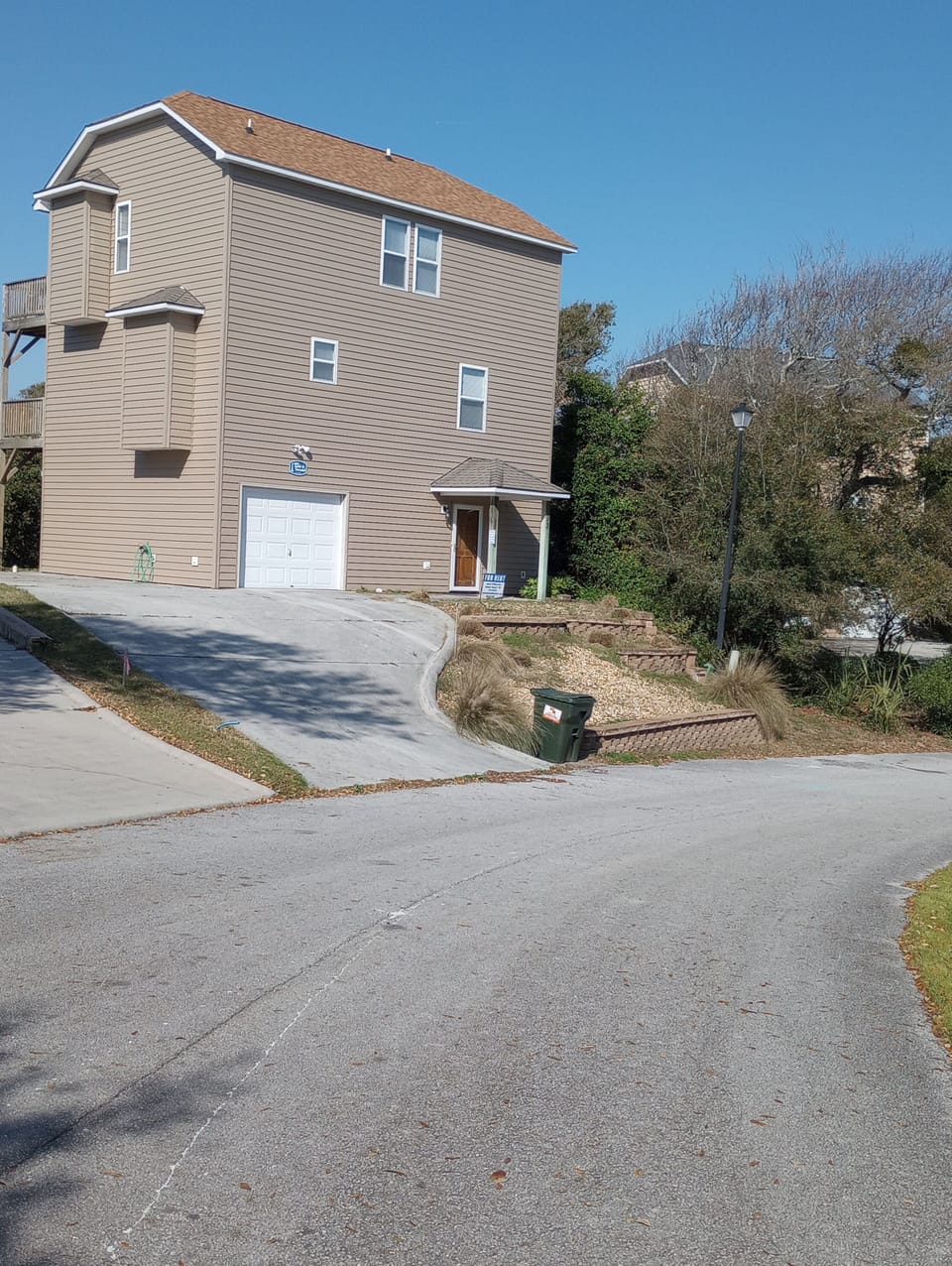 All parking in the driveway!  limited