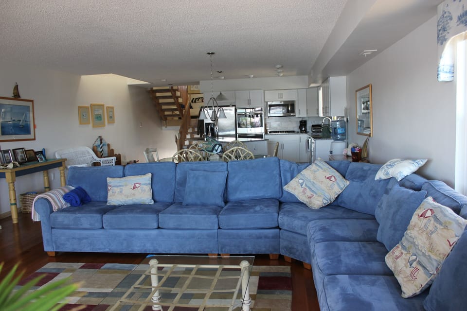Main living area, large screen TV not pictured