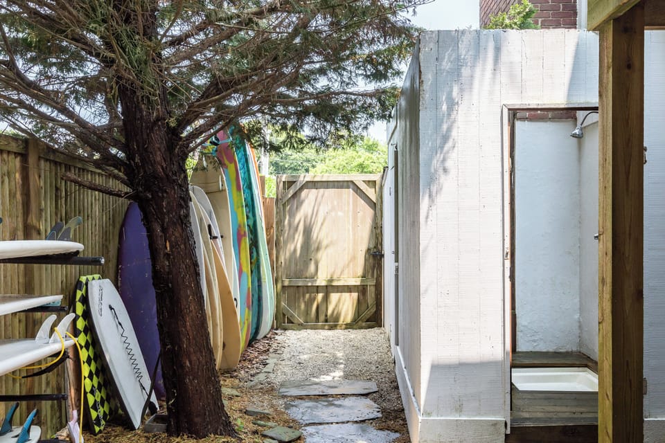 outdoor shower
