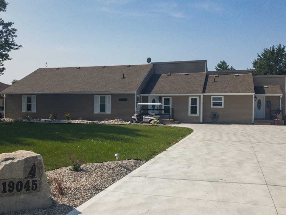  Spacious paved driveway - accommodate 6+ vehicles.