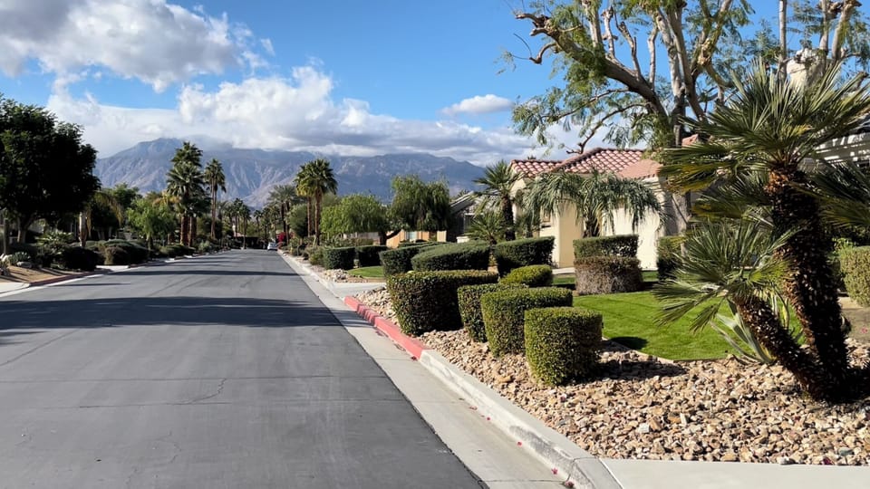 View from front of the home
