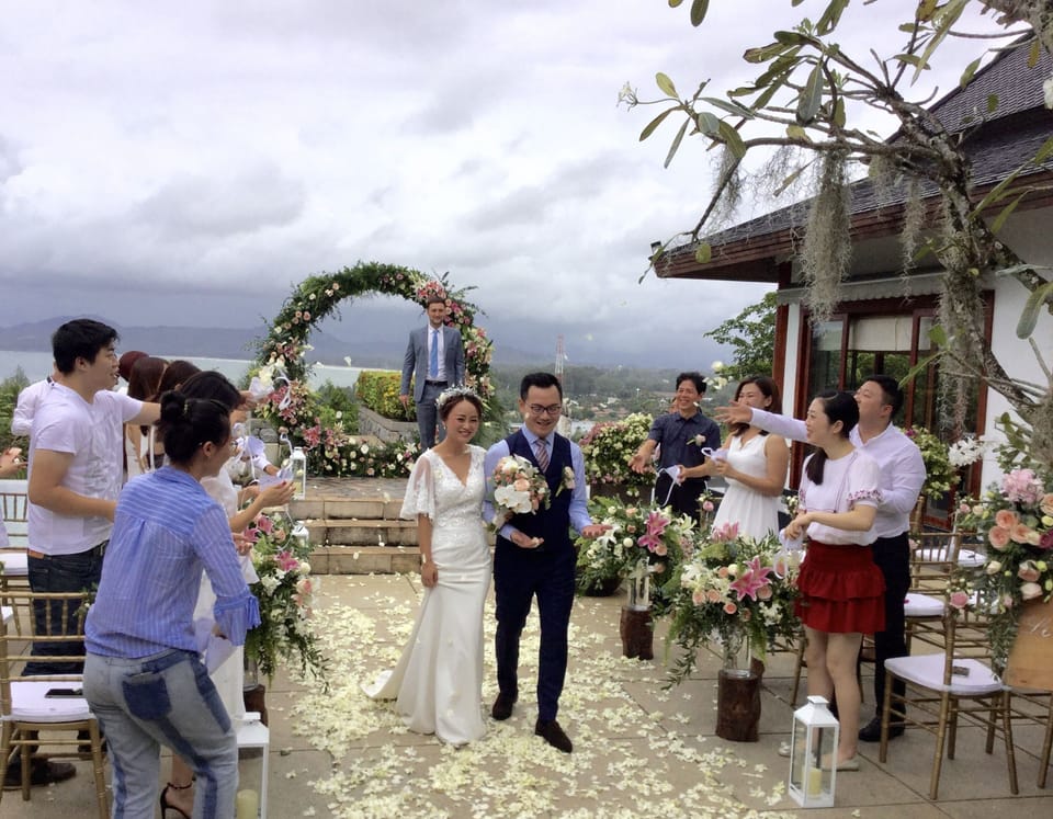 Another wedding at the villa Sanyanga