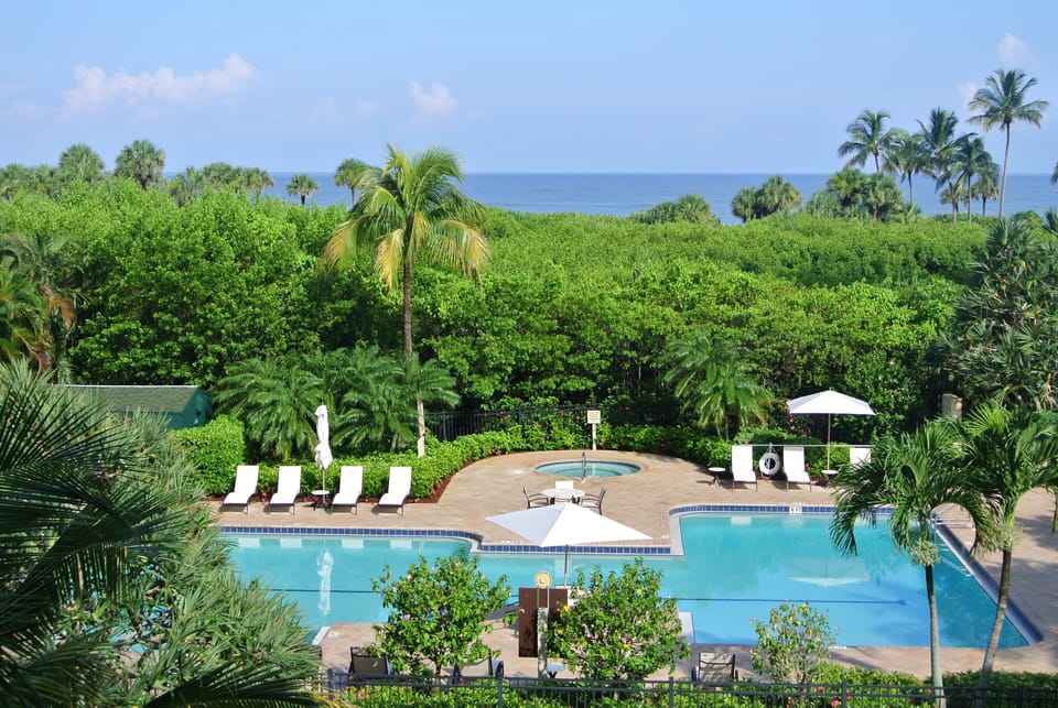 view from the balcony