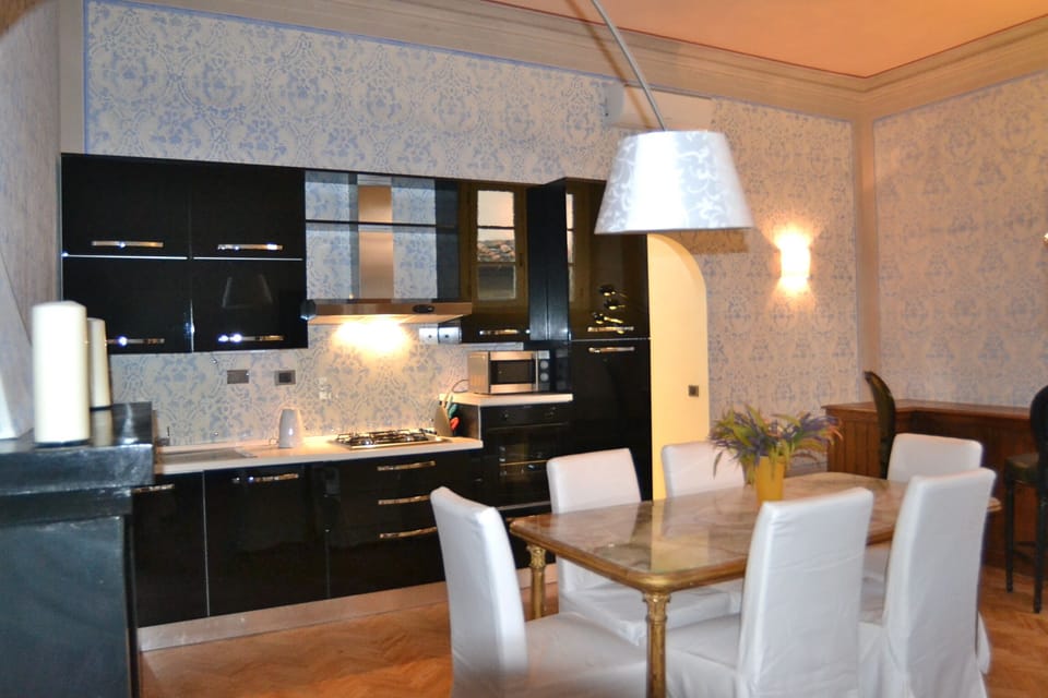 The dining room
