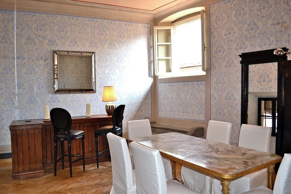 The dining room