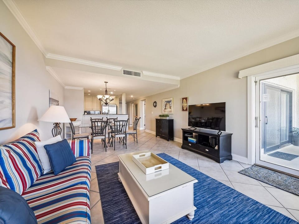 Living Room, Dining Area and Kitchen at 1890 Beachside Tennis