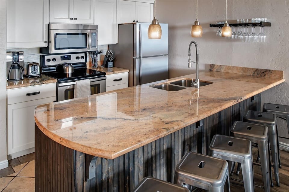 Fully stocked kitchen