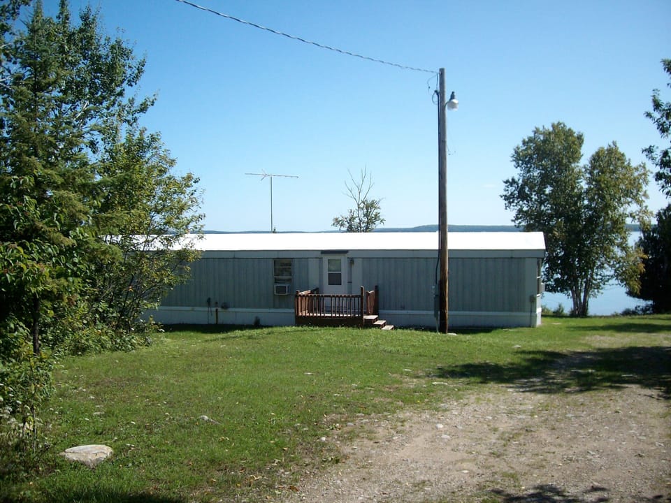 Driveway side of rental