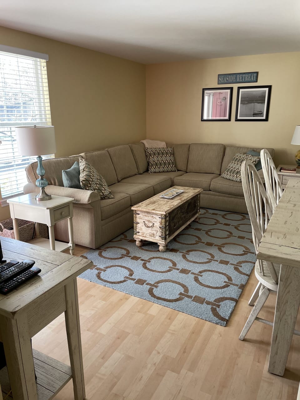 Sectional with pull out queen bed