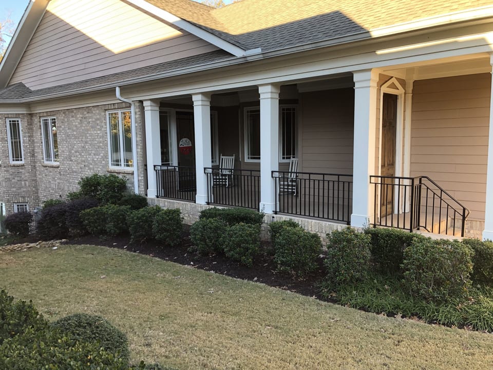 Charleston-style porch