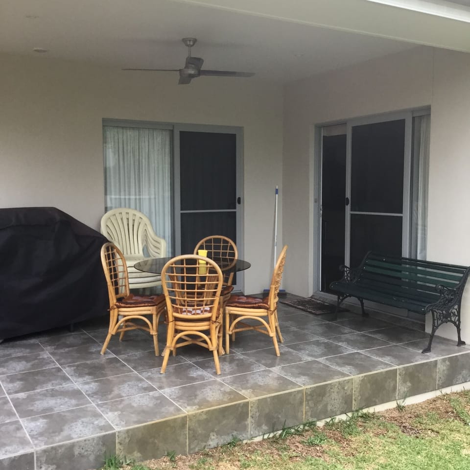 outdoor patio BBQ area