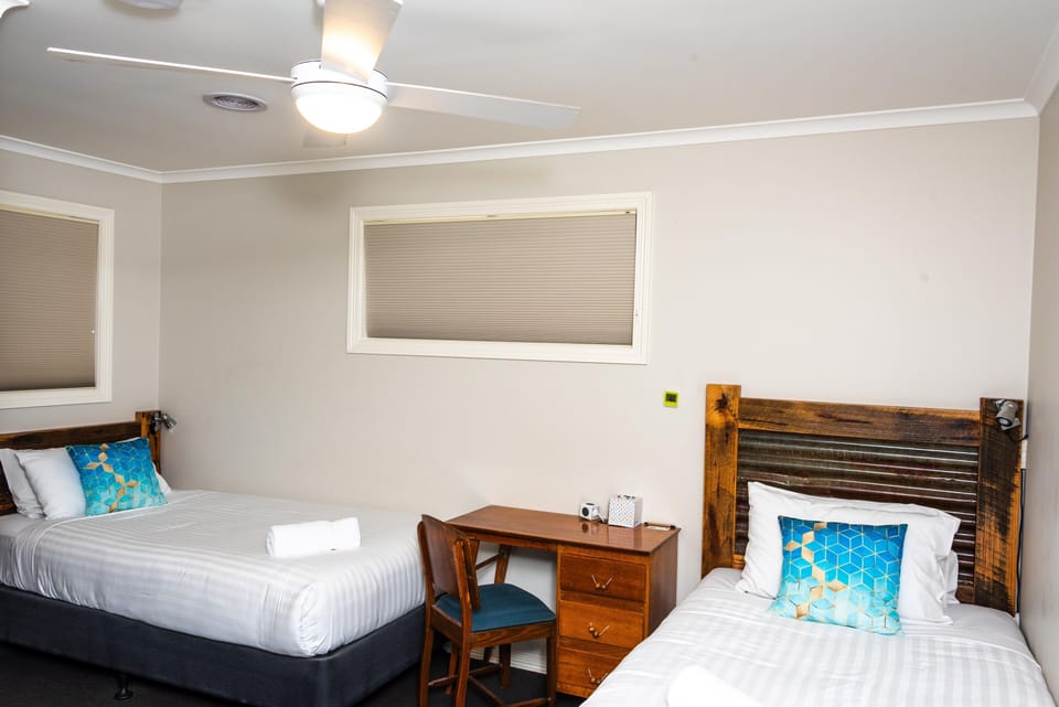 Rooms come in different configurations, sleeping from 1 to 3 adults