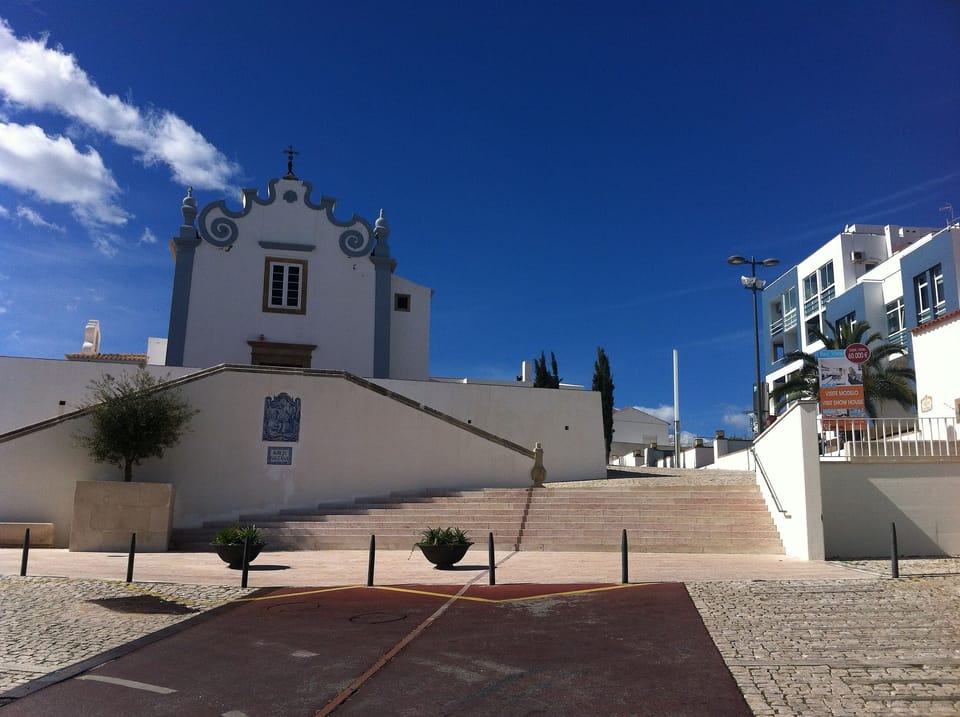 Santa Ana Church and Bay View Apartments