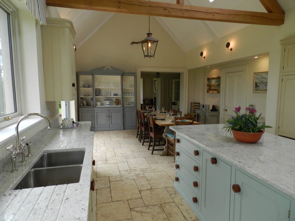 Mark Wilkinson Cook's Kitchen with granite worksurfaces 
