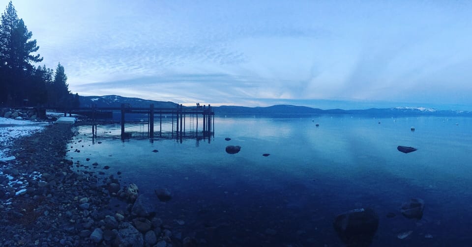 A little winter in 2015, lowest water level.. 
