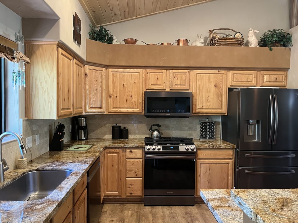 New gas range and all new appliances.