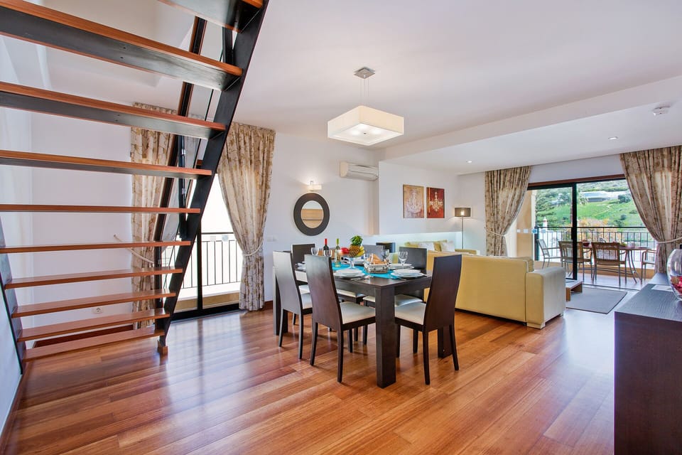 The dining area