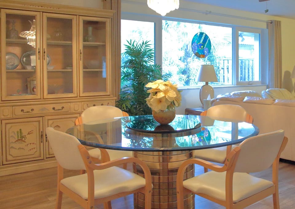 Dining area for entertaining