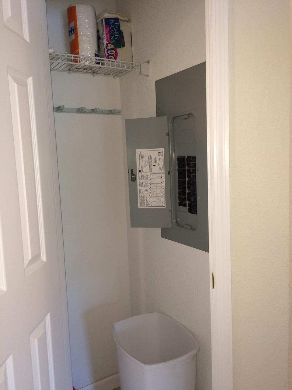 Hall closet