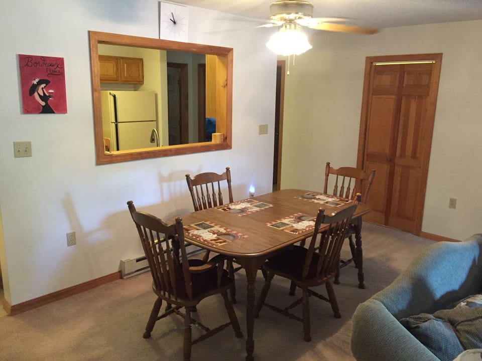 Dining Room and washer/dryer access