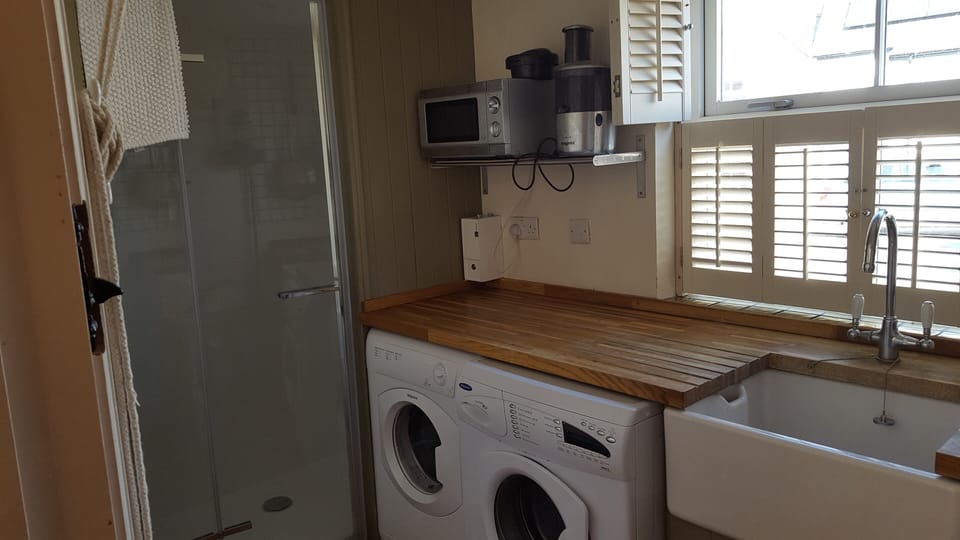 Utility room in house