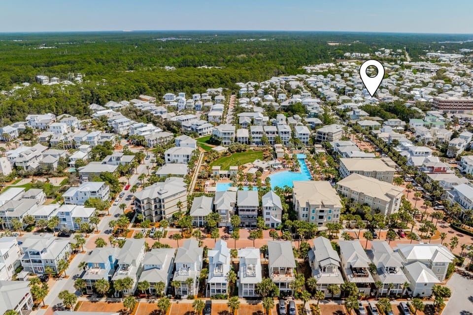 28 Beach Bike Way - Seacrest Beach - Aerial