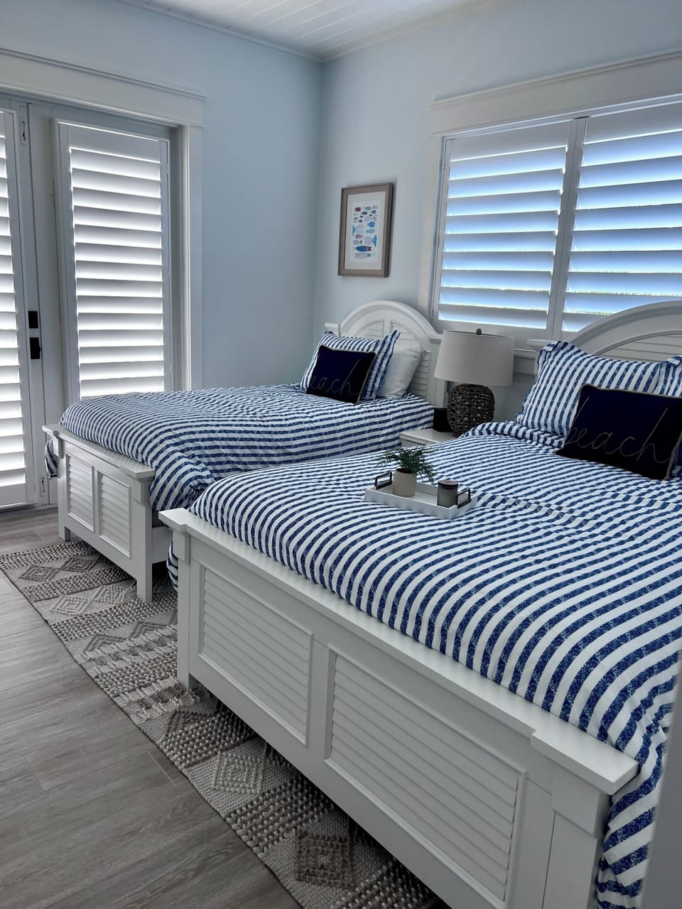 Blue bedroom  
