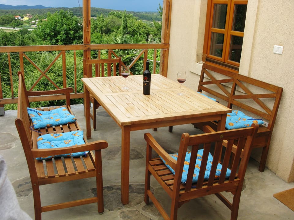 Patio with view