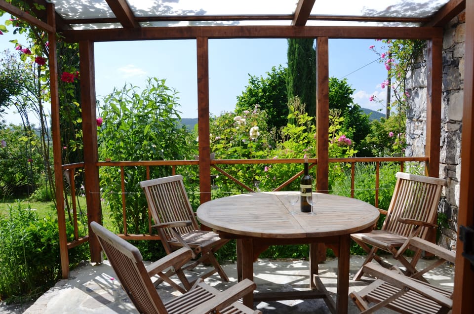 Patio with view