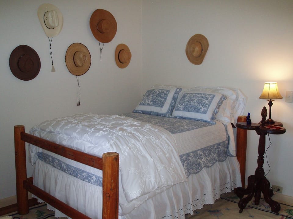 One of the cozy bedrooms in the Foreman's House
