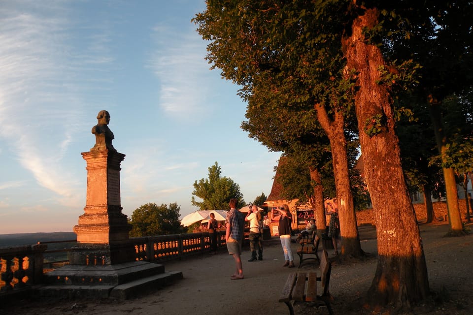 The esplanade at sunset!