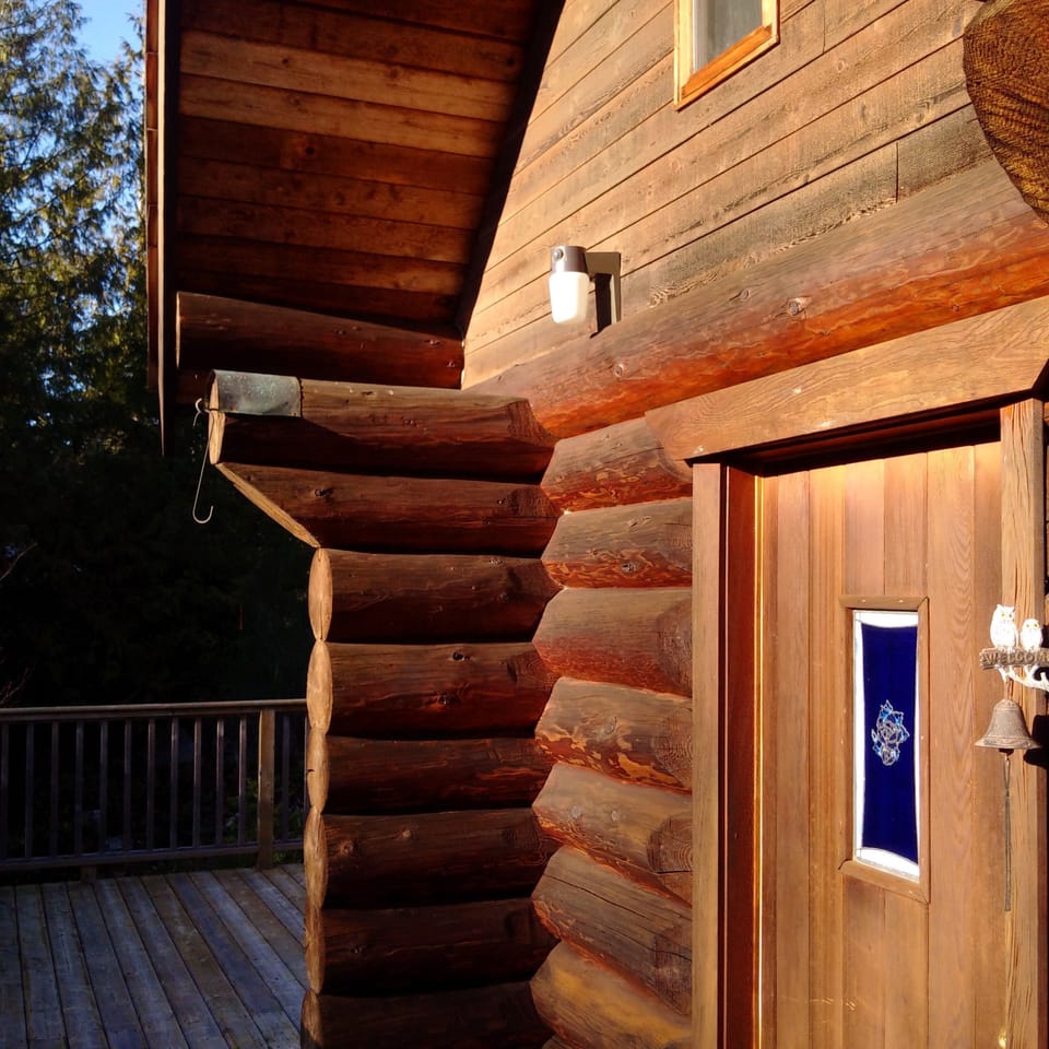A true log cabin!