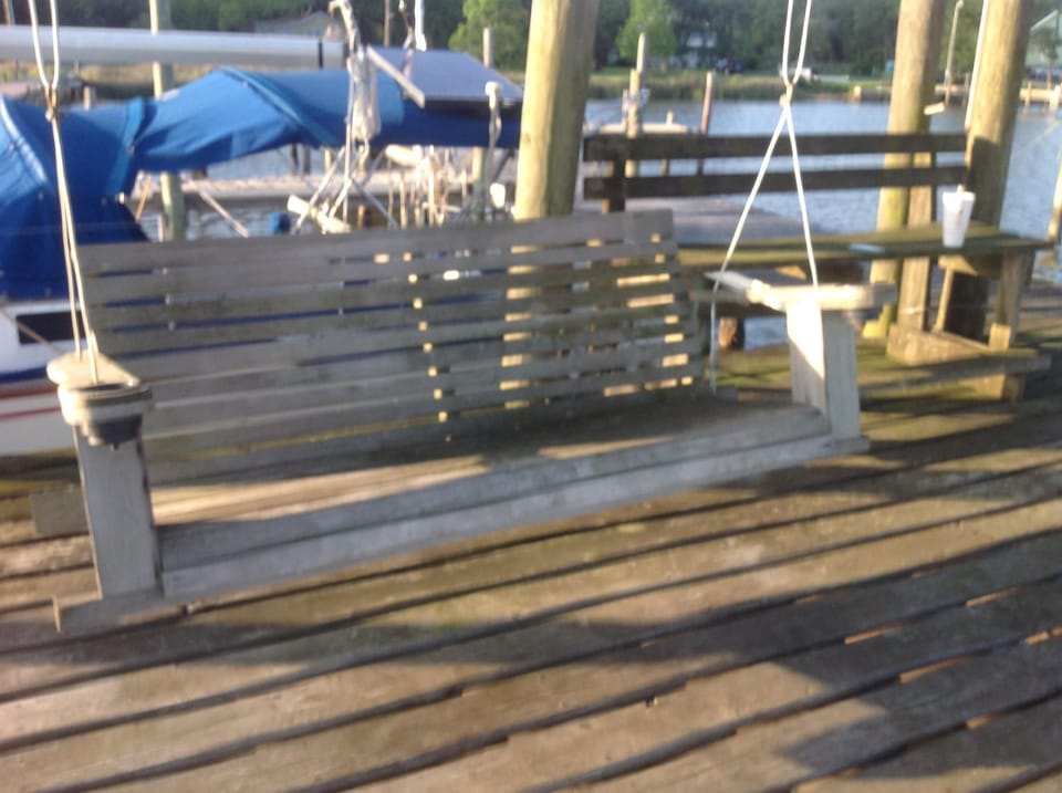 A great place to watch boats and dolphins.