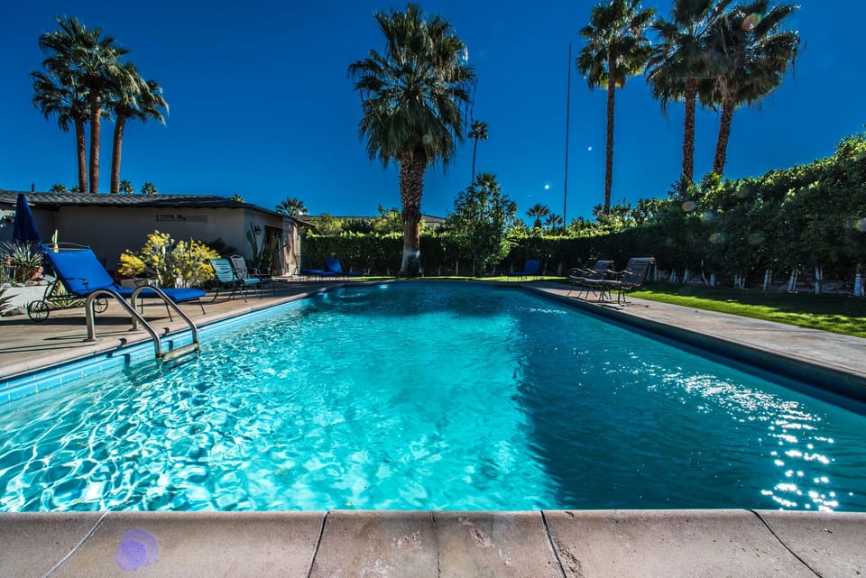 Wonderful backyard fun - in or out of the pool.