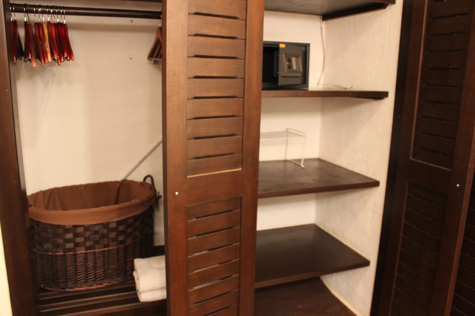 Safe in master closet