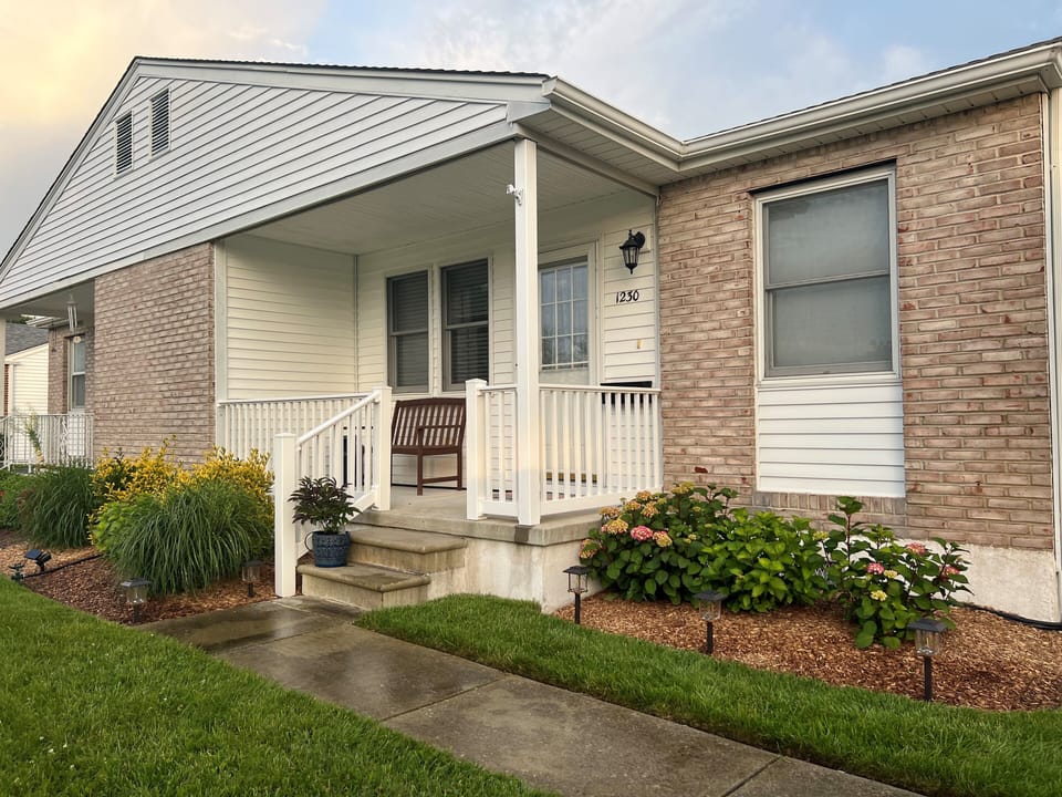 Front of house - front porch
