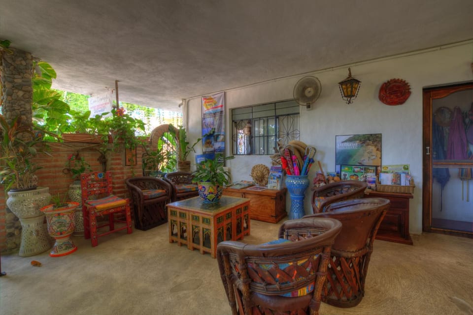 General patio and reception area...good for visiting, coffee, and networking