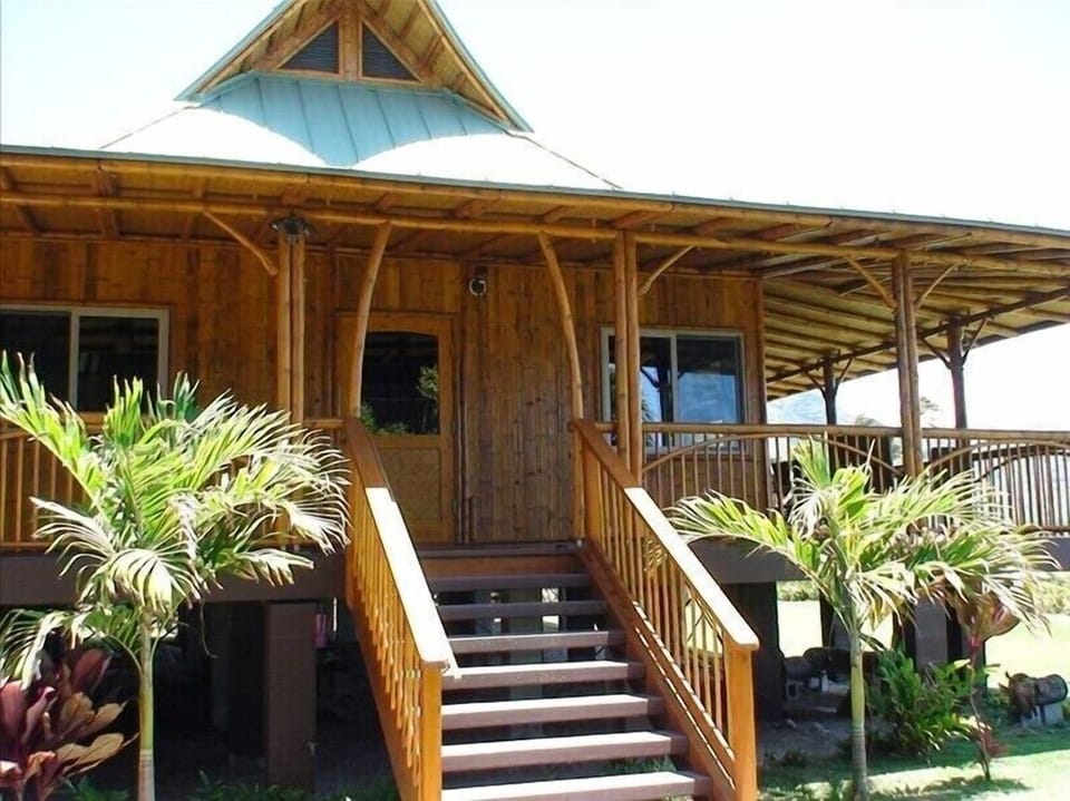 A blend or Hawaiian, Tahitian and Balinese design in eco friendly bamboo.