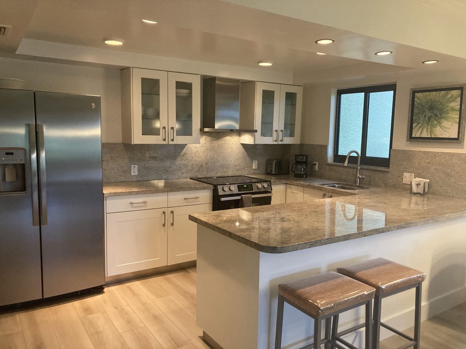 Kitchen with everything to make a gourmet meal or a simple snack