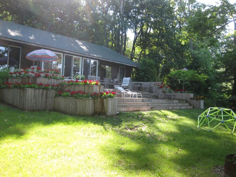 View of the deck
