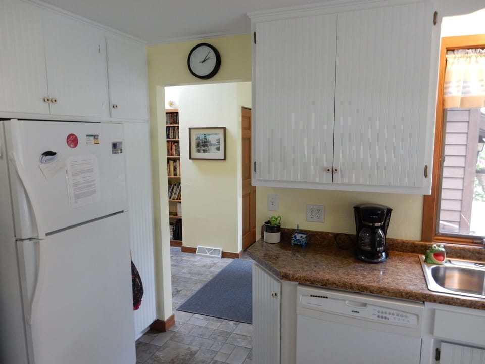 Front of kitchen, off of the foyer as you enter Cedarwood.
