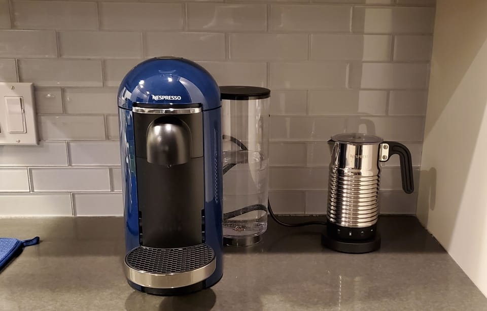 Choose between BUNN Drip or Nespresso