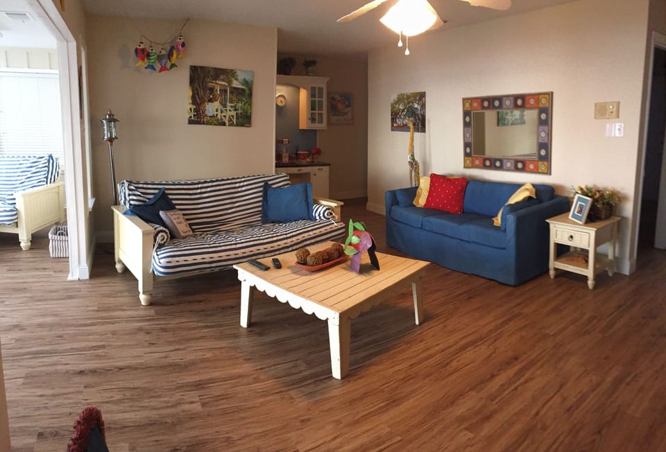 It's easy to find a comfortable place to relax in Almost Seaside 