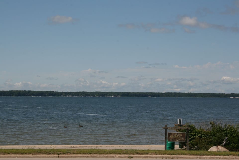 View from deck & kitchen. Back deck and kitchen overlook lake.