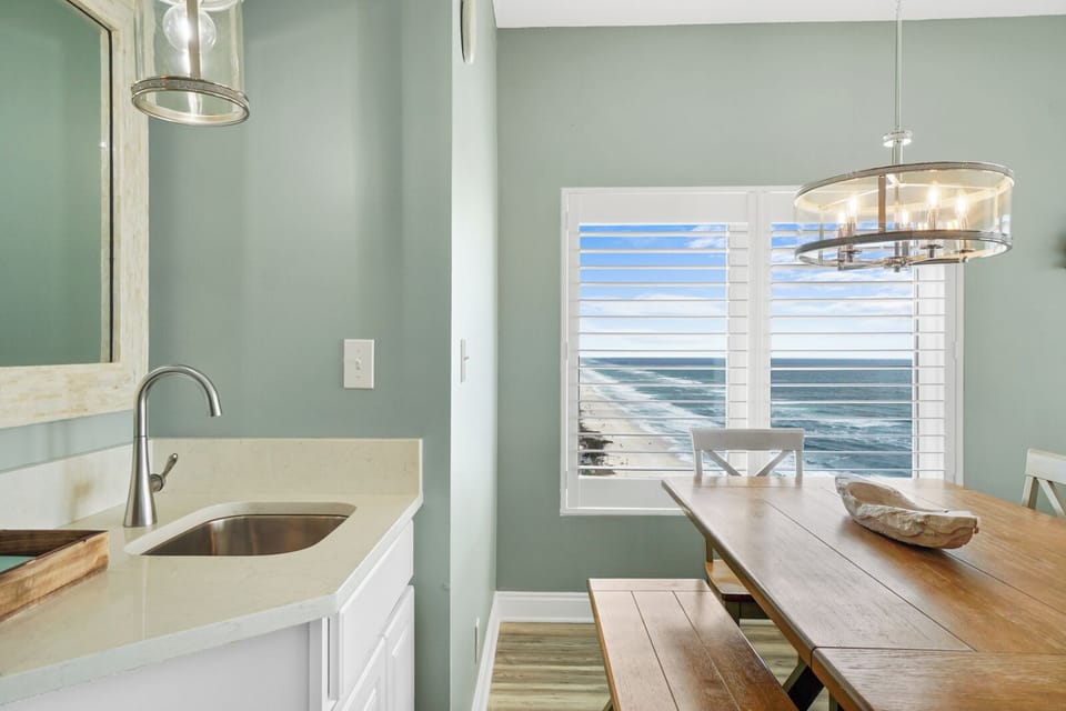 Cook with stunning ocean views through your window while the sea breeze inspires your culinary creations.