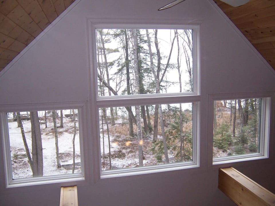 Towards lake from loft