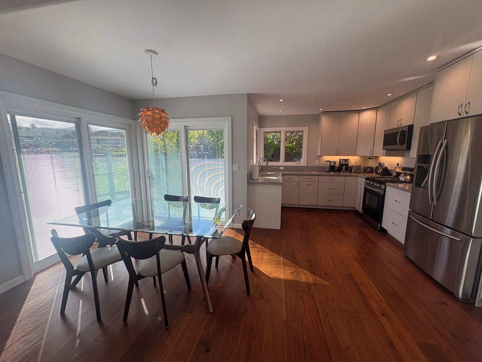 Kitchen with eating space
